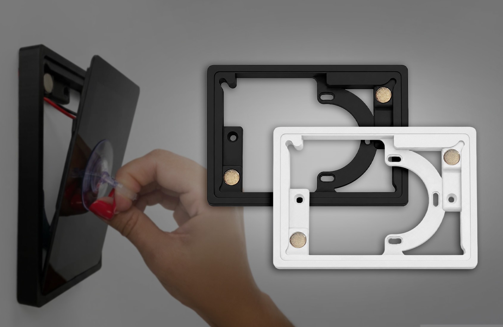 Blebox controlpanelM czarny Blebox controlpanelM - biały panel sterujący do obsługi urządzeń Blebox