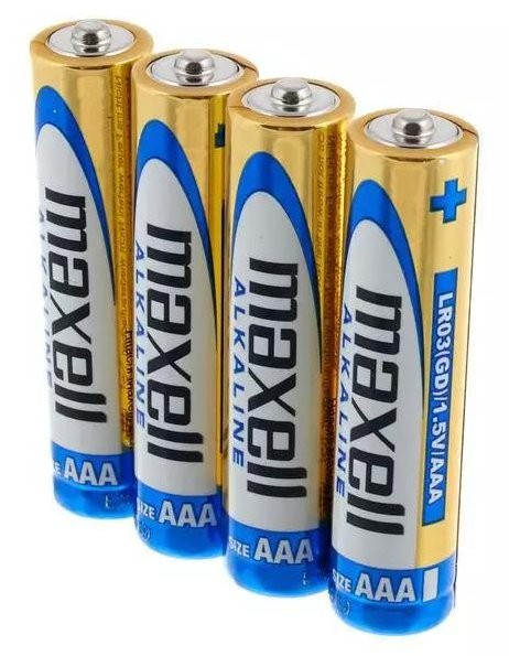 Baterie Maxell LR-3 AAA - cztery stabilne baterie alkaliczne 1,5V