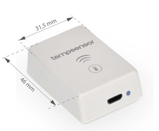 BleBox tempSensor - czujnik temperatury 1m zasilany przez zasilacz USB