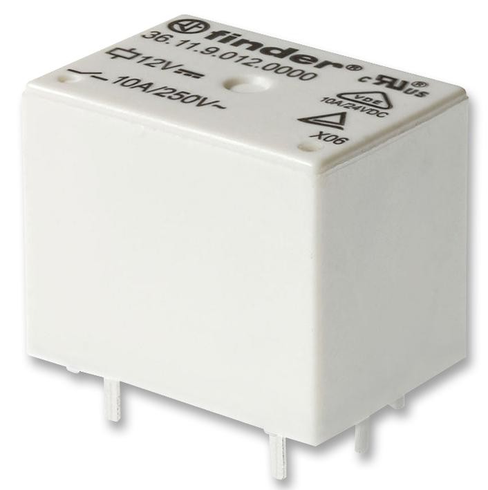 Finder Przekaźnik 5VDC SPDT 10A Przekaźnik elektryczny marki FINDER 10A/250VAC oraz 10A/24VDC