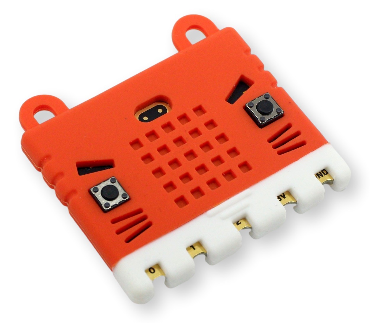 Czerwona silikonowa obudowa ochronna do micro:bit - chronienie płytki przed uszkodzeniami
