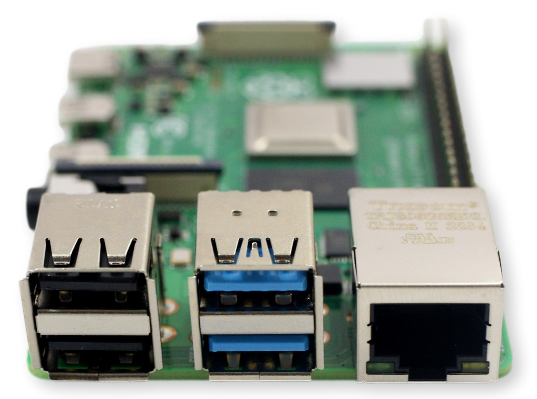 Raspberry Pi 4 Model B - porty USB i Ethernet