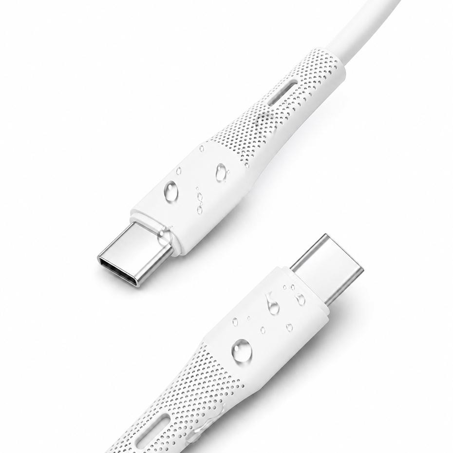 eXtremestyle Silo C-C 65W kabel USB-C Kabel USB-C eXtremestyle Silo C-C 65W z elastyczną powłoką i wzmocnionymi zakończeniami