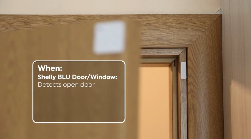Shelly BLU Door White czujnik PIR Shelly BLU Door White - czujnik drzwi Bluetooth z wykryciem otworzenia