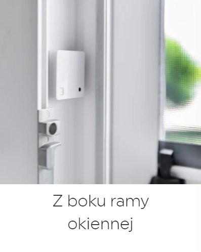 Shelly BLU Door White kamera boczna Shelly BLU Door White - kamera bezpieczeństwa zamontowana na boku ramy okiennej