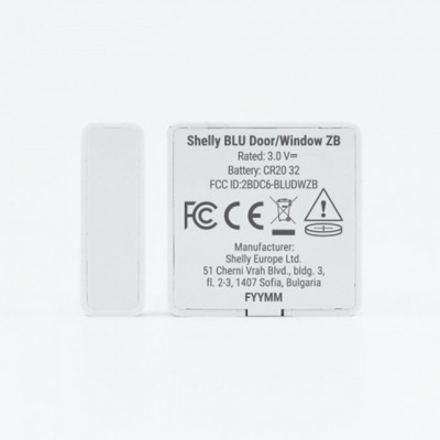 Shelly BLU DoorWindow ZB czujnik otwarcia drzwi i okien Zigbee Bluetooth BTHome