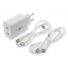eXtremestyle GaN 60 W - zestaw do ładowania dwóch urządzeń USB-C