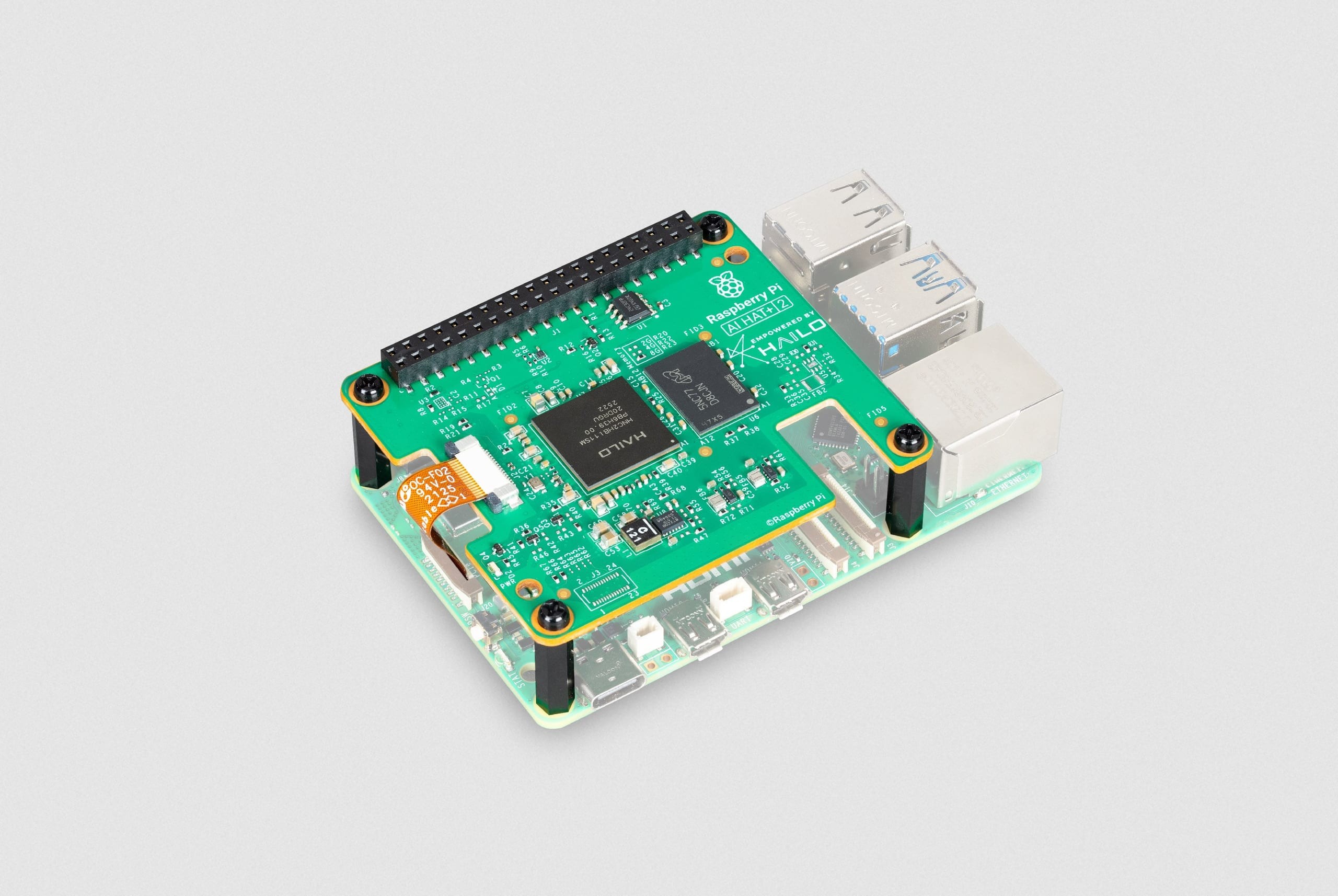 Raspberry Pi AI HAT+ 2 Raspberry Pi AI HAT+ 2 - akcelerator AI dla Raspberry Pi 5 z układem Hailo-10H