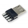 Wtyk microUSB B USB 2.0 na przewód