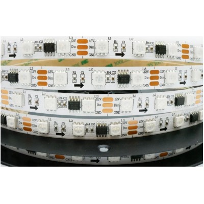 Taśma LED cyfrowa RGB 60D/m WS2811 12V  5m