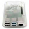 Raspberry Pi 4 Model B 2GB zestaw 64GB z zasilaczem, przezroczystą obudową i micro HDMI