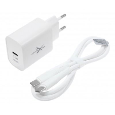 eXtremestyle TC35C - szybka ładowarka USB-C 35W  kabel 65W