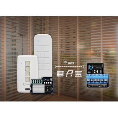 BleBox shutterBoxDC v2 sterownik rolet żaluzji markiz i siłowników 12-24 V DC WiFi