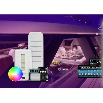 BleBox wLightBox v3 sterownik LED RGB RGBW RGBWW CCT 5 kanałów 12-24 V DC WiFi