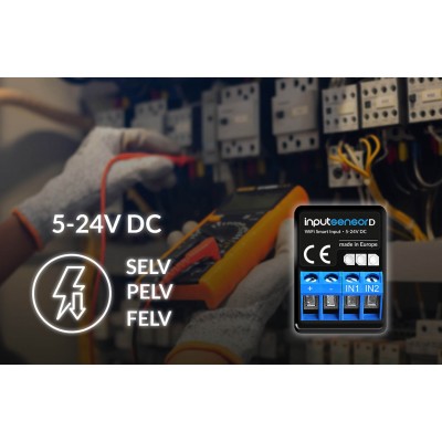 BleBox inputSensorD moduł wejść Wi-Fi 2 x wejście NONC 5-24V DC do czujników