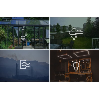 BleBox tempSensor DIN czujnik temperatury Wi-Fi na szynę DIN do 4 sond tempProbe