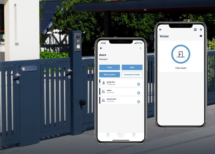 BleBox doorBox PRO montaż na bramie BleBox doorBox PRO - sterowanie bramą domową za pomocą aplikacji