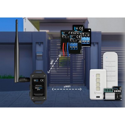 BleBox doorBox PRO sterownik Wi-Fi do drzwi i furtek 12-24V ACDC IP54