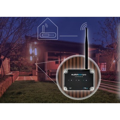 BleBox switchBoxT PRO potrójny przekaźnik bezpotencjałowy WiFi 230 V z anteną zewnętrzną