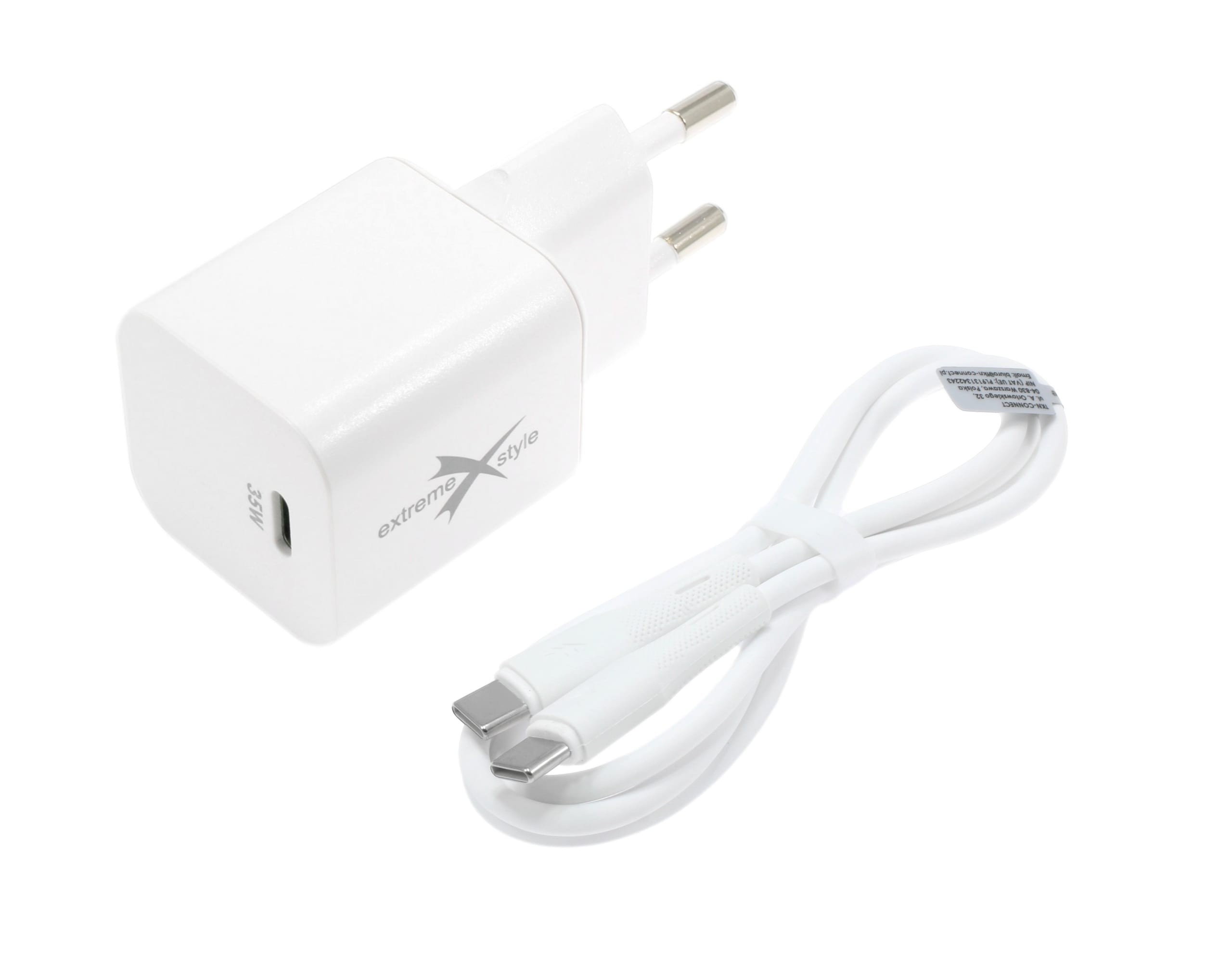 Ładowarka GAN35W + kabel USB-C Zestaw ładowarka GAN35W + kabel USB-C do iPhone'ów i iPadów