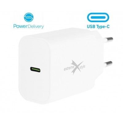 Ładowarka USB-C PD 25 W GaN kabel Nylo USB-C 65 W - zestaw do iPhonea i innych urządzeń