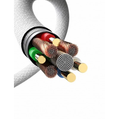 Ładowarka USB-C PD 25 W GaN kabel Nylo USB-C 65 W - zestaw do iPhonea i innych urządzeń