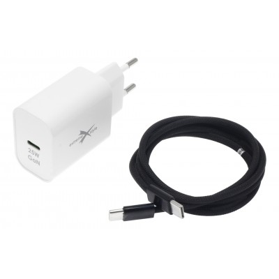 Ładowarka GaN 25 W kabel USB-C 65 W do iPhone
