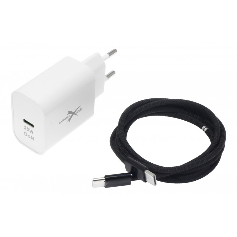 Ładowarka GaN 25 W kabel USB-C 65 W do iPhone