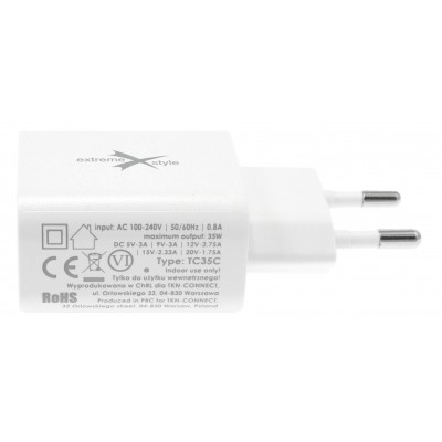 Ładowarka GaN 35W kabel USB-C do Google Pixel i innych telefonów