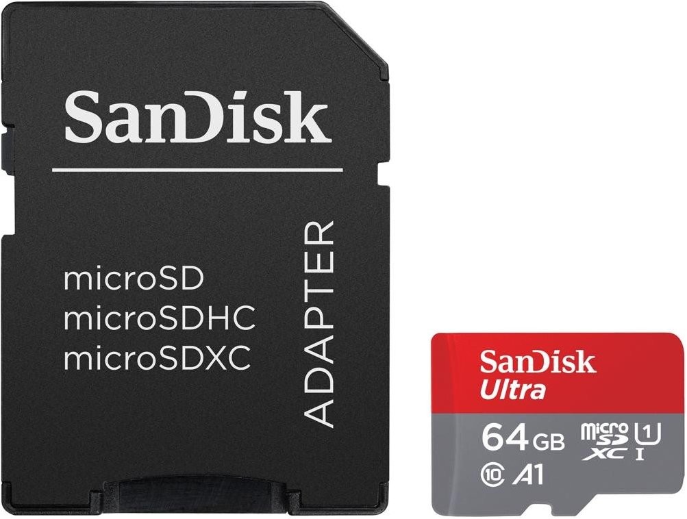 Karta pamięci microSD SanDisk Ultra 64GB z adapterem SD