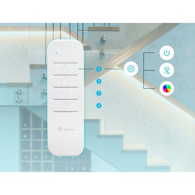 BleBox simpleRemote sRemote bateryjny pilot μWiFi z 4 programowalnymi przyciskami
