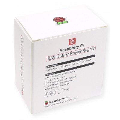 Oficjalny zasilacz USB-C 5.1V 3A do Raspberry Pi 4