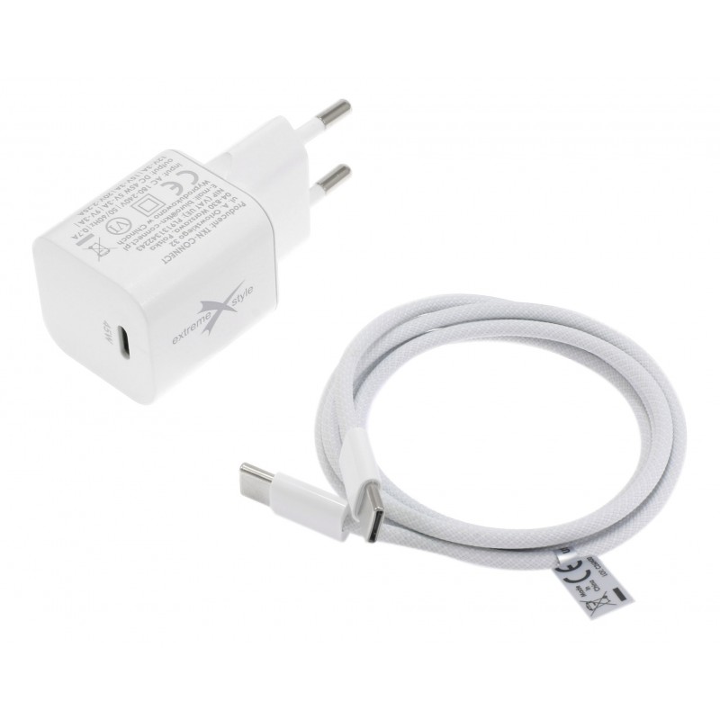 Ładowarka 45W  kabel USB-C 1m - zestaw do iPhonea