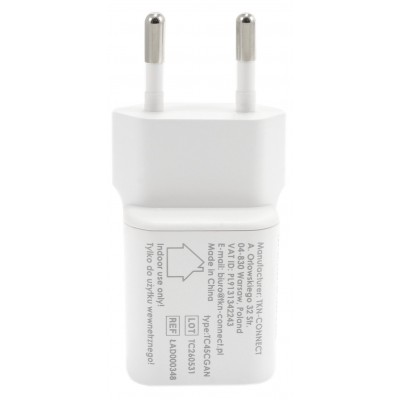 Zestaw ładowarka GaN 45 W kabel USB-C 1 m