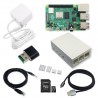 Raspberry Pi 4 Model B 2GB zestaw startowy 64GB z obudową, zasilaczem USB-C i przewodem micro HDMI