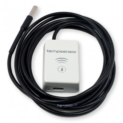 BleBox tempSensor v2 USB-C czujnik temperatury WiFi z sondą 2 m i aplikacją wBox