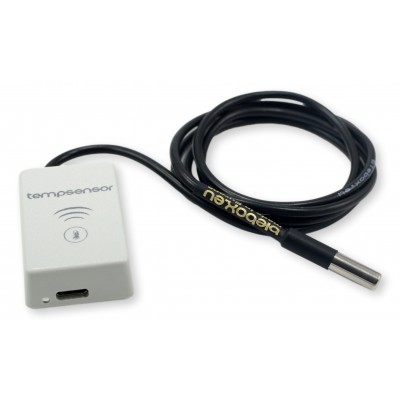 BleBox tempSensor v2 USB-C czujnik temperatury WiFi z sondą 1 m i aplikacją wBox