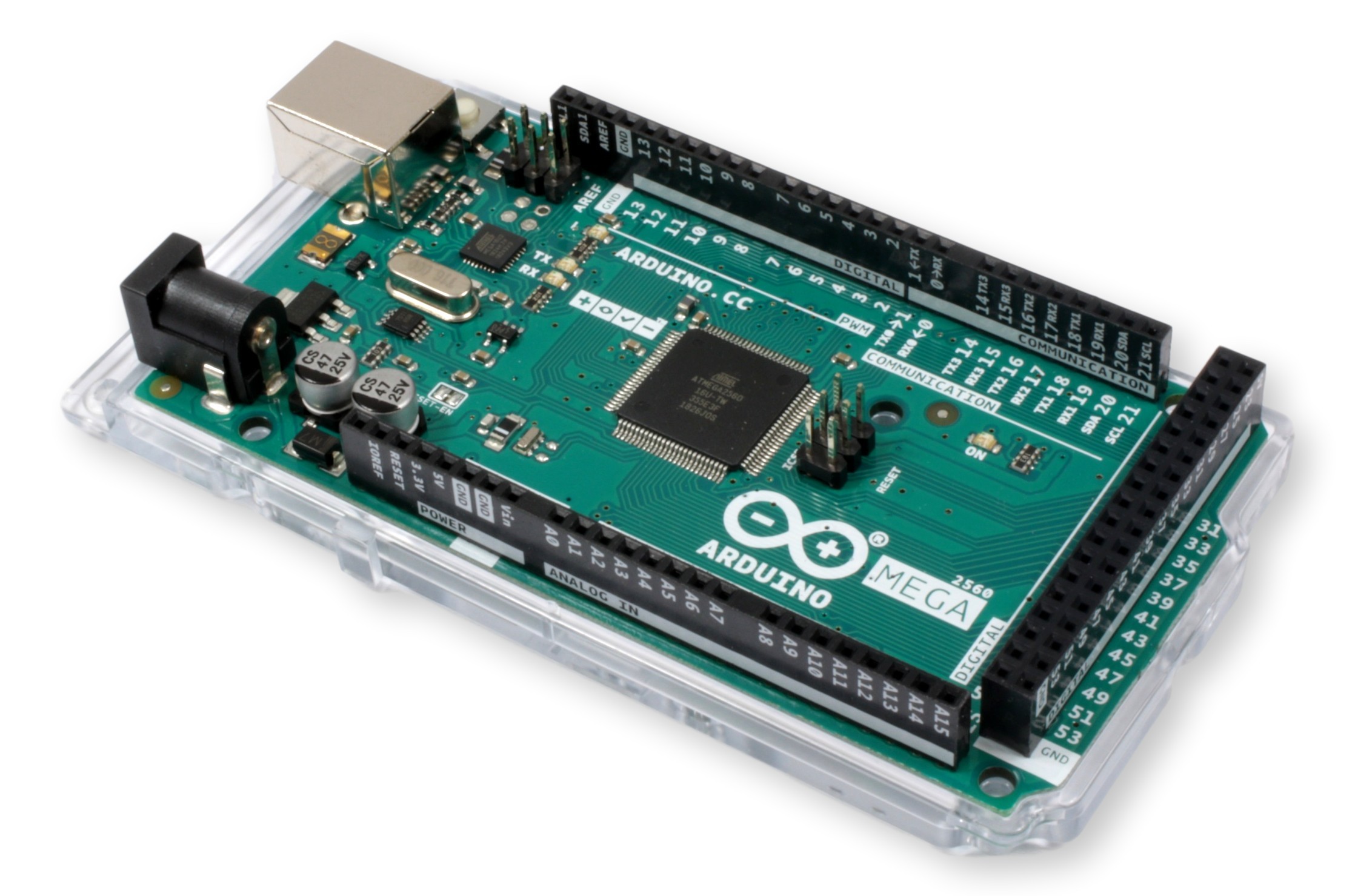 Mikrokontroler Arduino Mega 2560 Rev3 w płytce Arduino ATmega2560