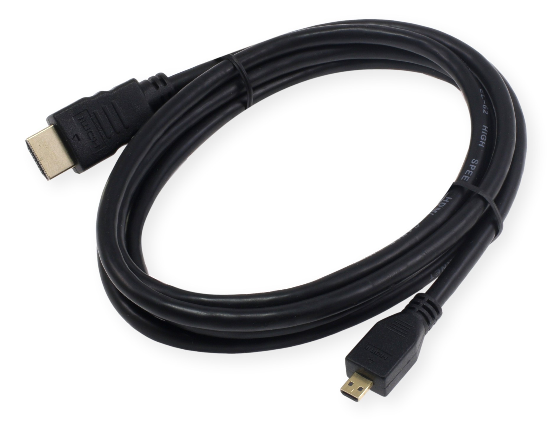 Kabel HDMI 2m z Ethernetem Kabel HDMI (M) - micro HDMI (M) 2m z Ethernetem CL-40/M