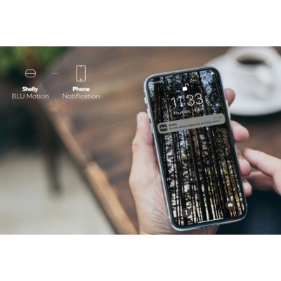 Shelly BLU Motion SBMO-003Z - czujnik ruchu PIR Bluetooth z pomiarem światła, CR2477, bez pudełka