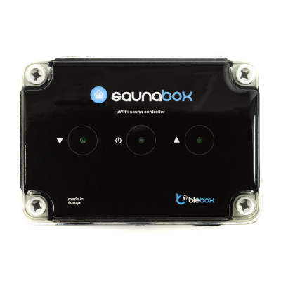 BleBox saunaBox sterownik do sauny WiFi 230 V z sondą temperatury 5 m i aplikacją wBox
