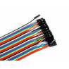 Przewody połączeniowe Ż/M 40 szt. 20cm