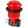 Przełącznik przyciskowy czerwony ON-(ON) bez podświetlenia konektory 4,8x0,8mm 2 pozycje 15A 250V AC