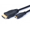 Kabel HDMI-microHDMI V1.4 highspeed 3m pozłacane końcówki, czarny, gembird