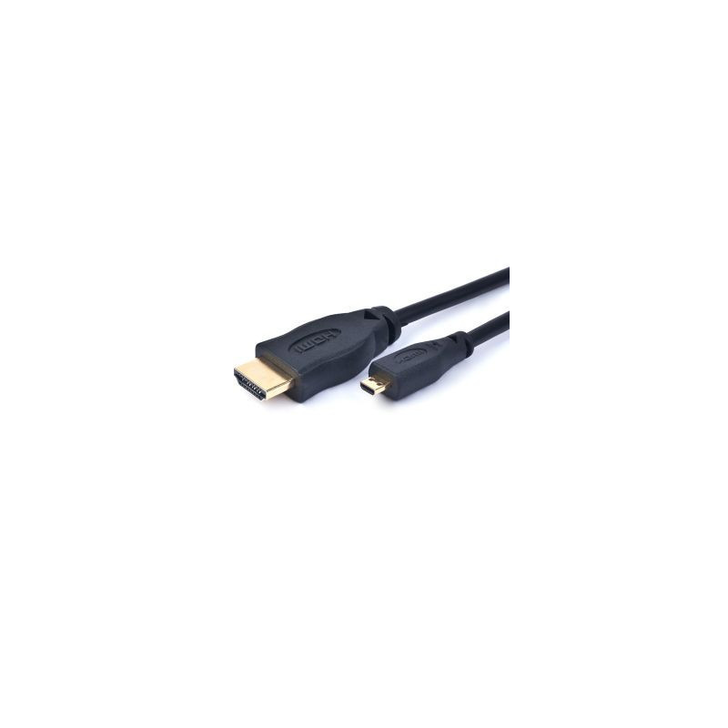 Kabel HDMI-microHDMI V1.4 highspeed 3m pozłacane końcówki, czarny, gembird