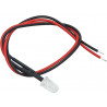 Dioda LED 5mm nieb.12V clear z przew20cm