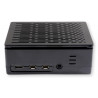 Rpi4 obudowa ABS opcja went. A4NF black (opcja montażu ekranu)