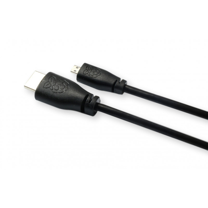 RPi4 official microHDMI-HDMI kabel 1m czarny